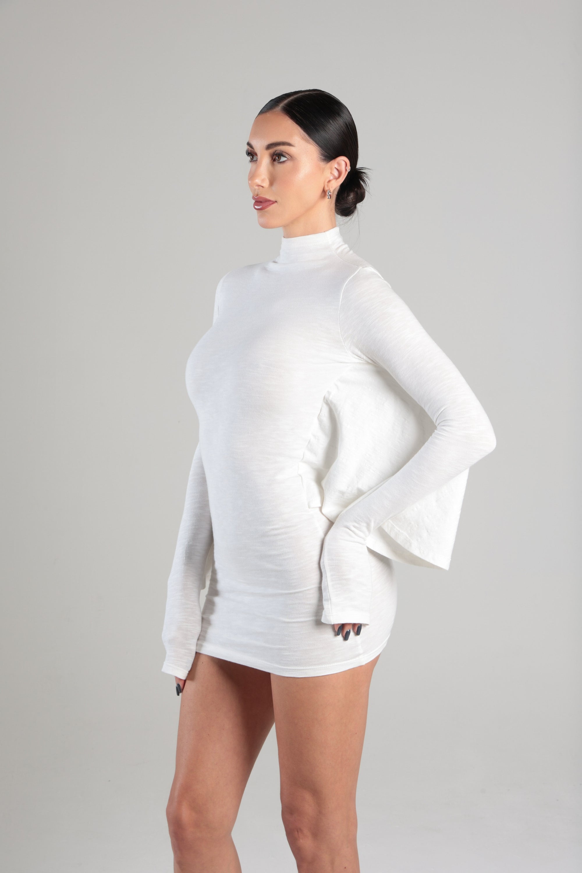 Batwing Dress (White) – Clay x Cay Batwing Dress (White) – Clay x Cay